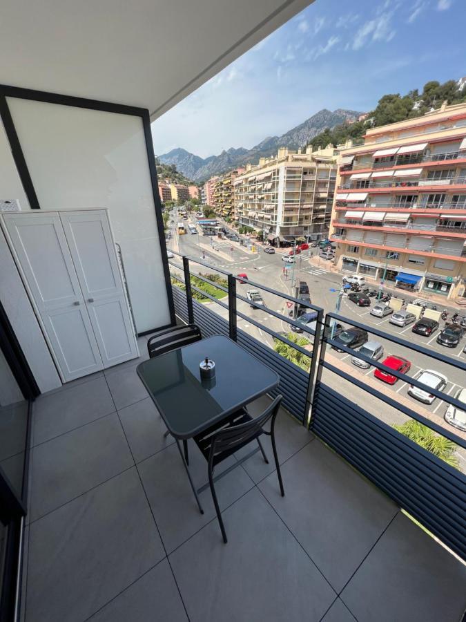 Appartement Tout Equipe Centre Ville Menton Exteriör bild